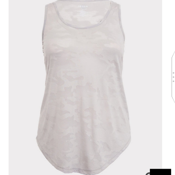 🆕LIGHT GREY CAMO BURNOUT ACTIVE TUNIC TANK - Picture 4 of 4